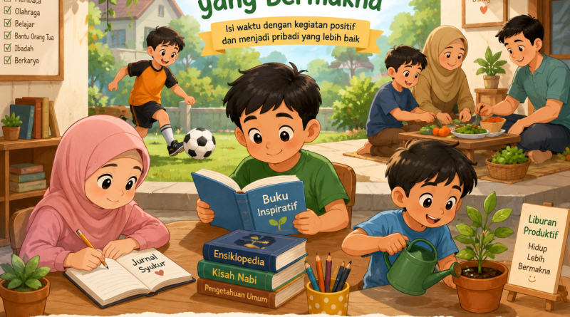 Tips agar Liburan Bermanfaat bagi Anak Sekolah